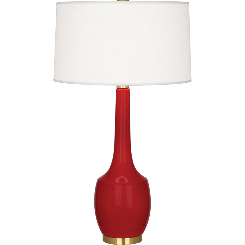 Delilah Table Lamp, Ruby Red