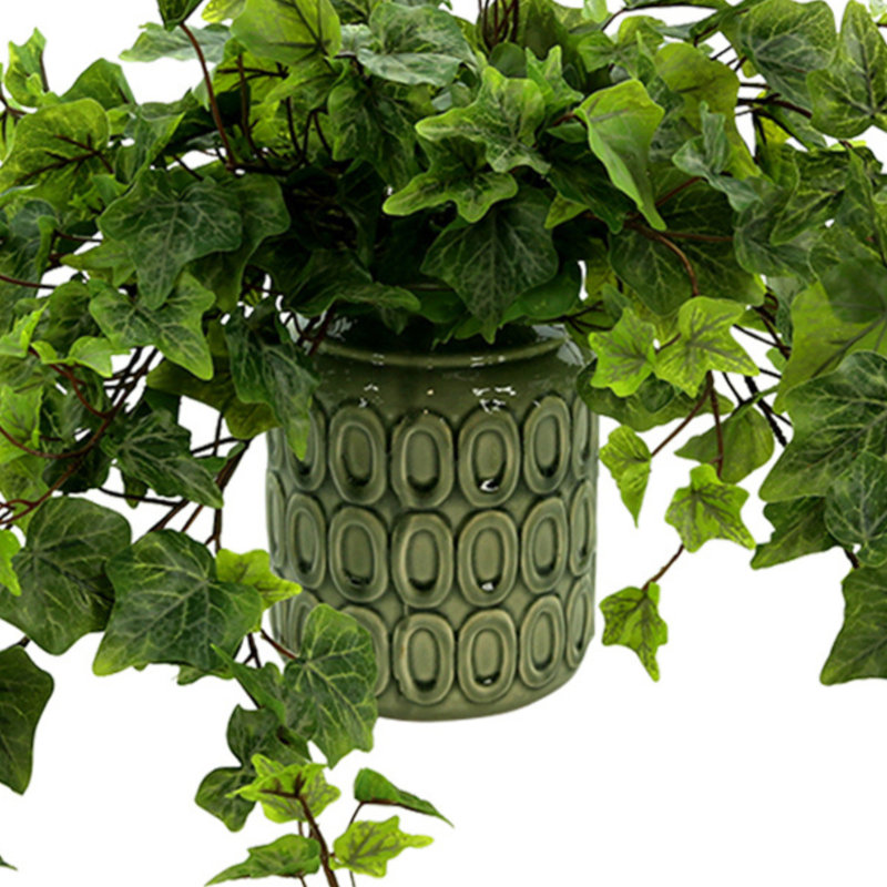 Mauldin Faux Ivy Plant in Ceramic Vase