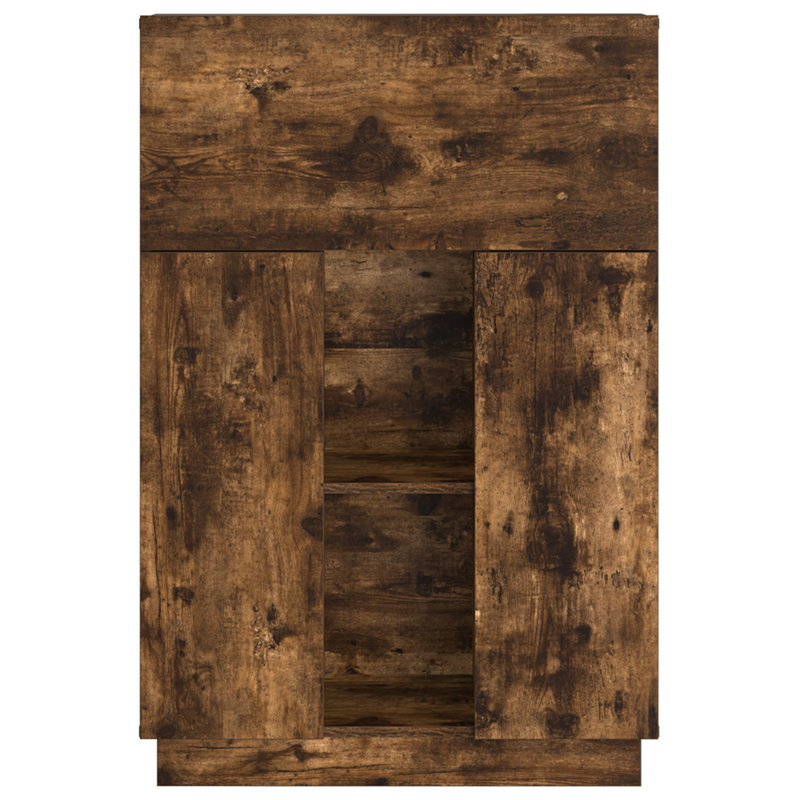 Writing Desk Engineered Wood Large, Smoked Oak