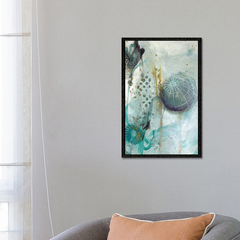Fly Me To The Moon by Deb Chaney - Print on Canvas, Black Framed, 66.04 cm H x 45.72 cm W