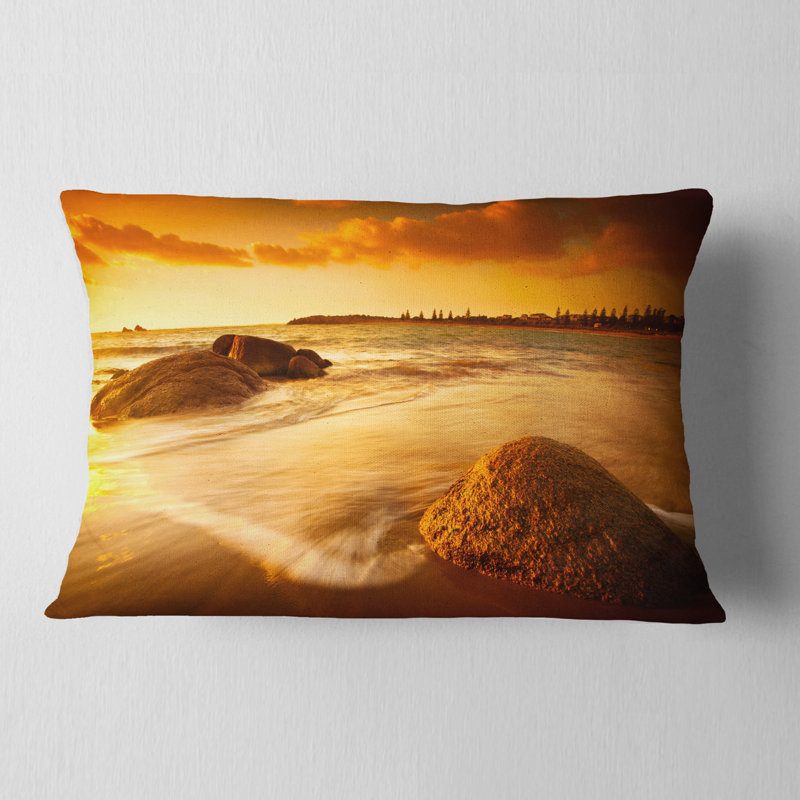 Coussin de plage photographie, Rectangulaire, 12 po x 20 po