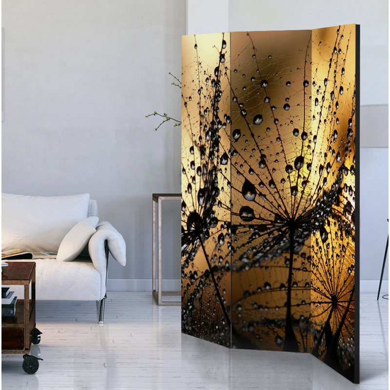 Orona Solid Wood Folding Room Divider, 3