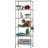 Orizaba 6 Tier Adjustable Wire Shelving Unit Organizer Steel Storage Rack w/ Hooks, Leveling Feet-1048856770