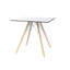Faz Wood Dining Table Edge Top - Square-64446542-64446543