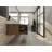 Jessica 84'' Single Bathroom Vanity with Acrylic Top-726806065