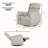 Belmont Power Recliner With Massager-110590395