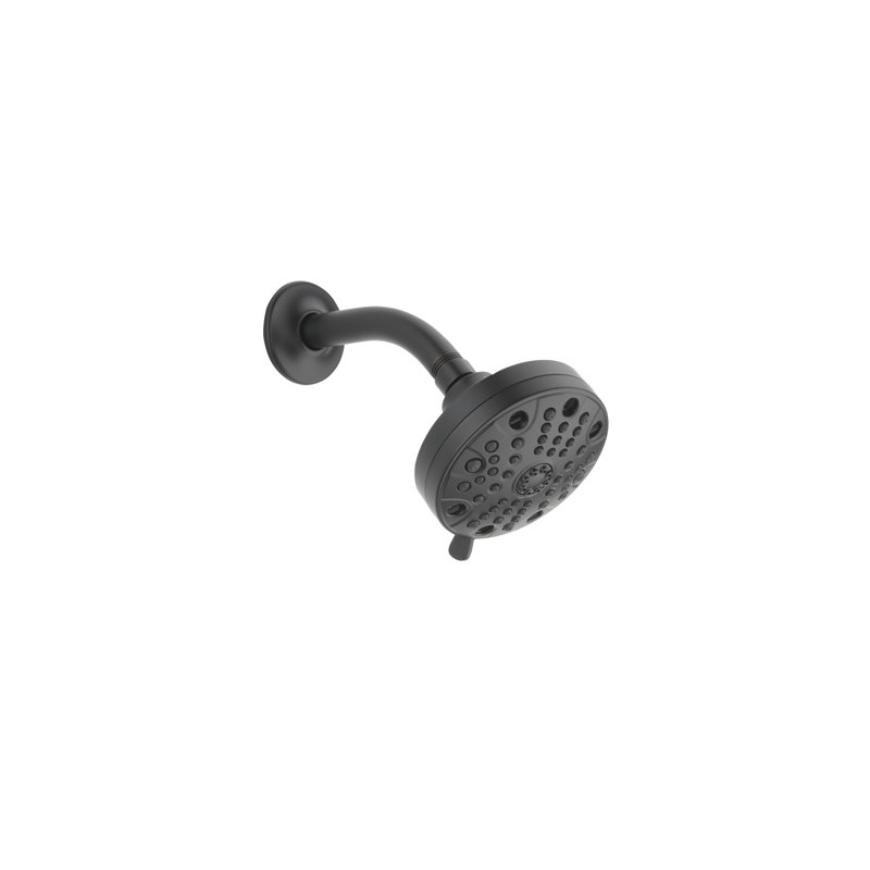 Multi Function Adjustable Shower Head, Matte Black