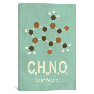 Caffeine 1 Piece Wrapped Canvas Wall Art