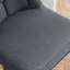 De 2 tabourets de bar modernes, dossier à boutons, fabrication stable en métal, siège rembourré confortable en gris pour la cuisine, le bar, le tabouret de salle à manger (2), le soutien, la chambre-1161944615