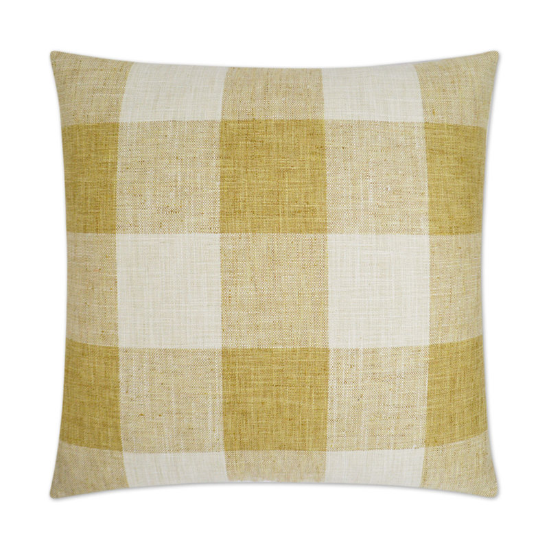 Check Please Fabric, Yellow