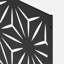Screen Series Black Plastic Quadra Pattern Screen Set