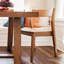 Chaise d'appoint moderne en bois massif Linzy-108822774