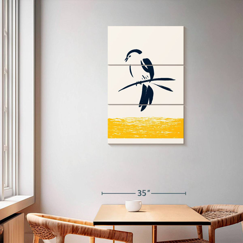 Brampt Minimalist Songbird, 57" H x 36" W
