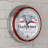 Budweiser Label Design Retro Neon Wall Clock