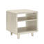 Table d'appoint moderne Lux en bois avec tablette, table de chevet, beige-420825495