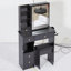 Petit meuble-lavabo 29,2 po avec tabouret de bureau et tabouret