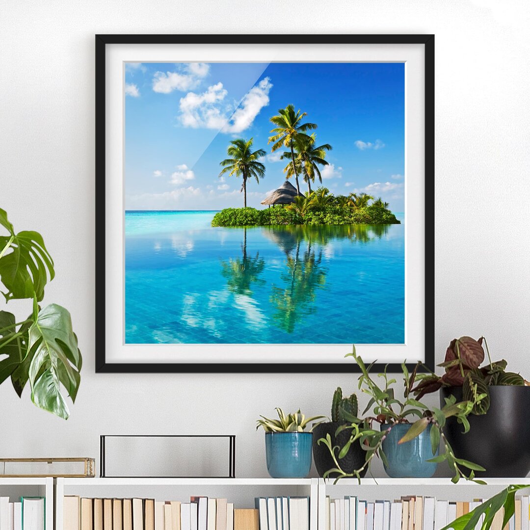 Gerahmtes Poster Tropical Paradise