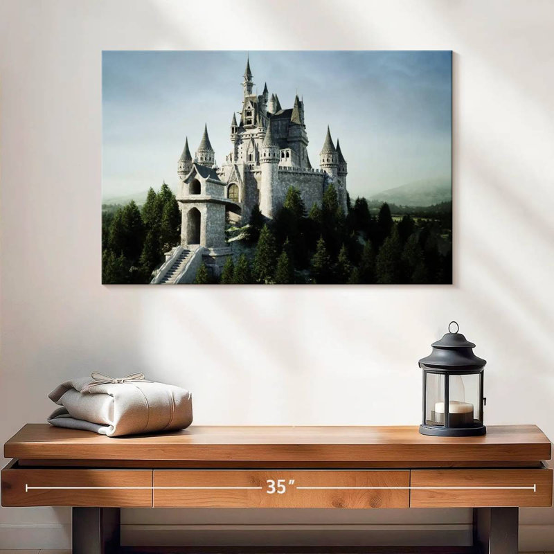 Château de conte de fées Lilie, H 16 po x l 24 po