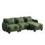 Canapé en L 3 places avec repose-pieds mobile Chenille-133151201-133151202