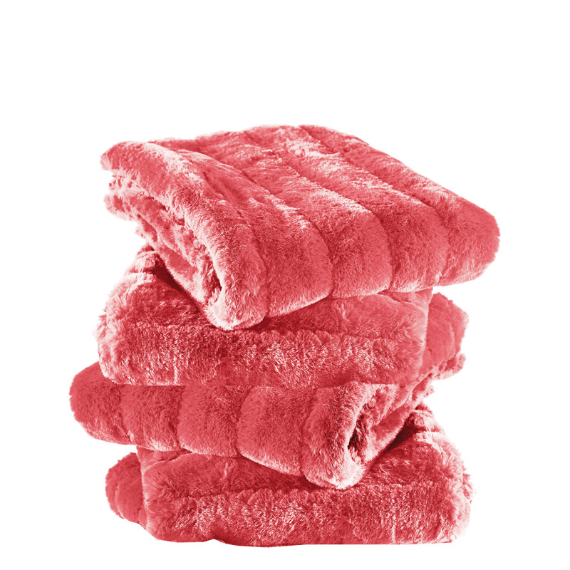 Super Mink Square Pillow Cover, Pink