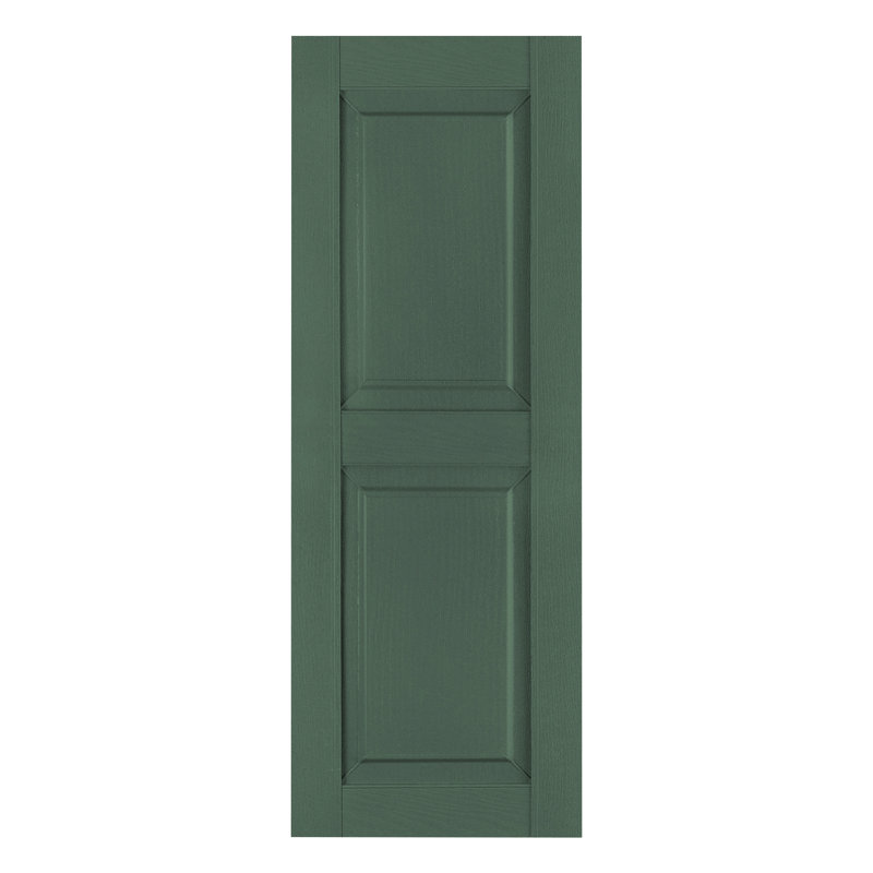 Volet à panneau surélevé personnalisé (paire), Vert héritage, 10", 51"