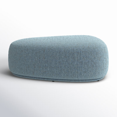 Adna 44'' Triangular Upholstered Ottoman