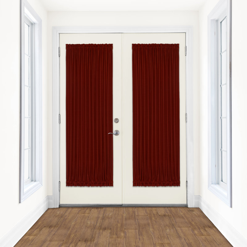Panneau de rideau simple Lamesa, L 54 po x L 72 po, Marsala
