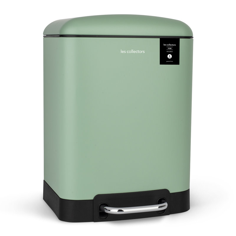 Abfalleimer mit Fußpedal, 6 L, Mint