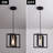 Vonholt 1 - Light Square/Rectangle Pendant-192750437