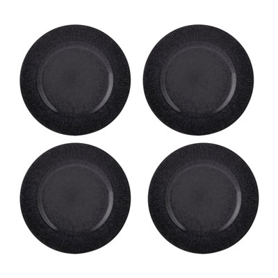 Reactive Linear Set Of 4 Dinner Plates
