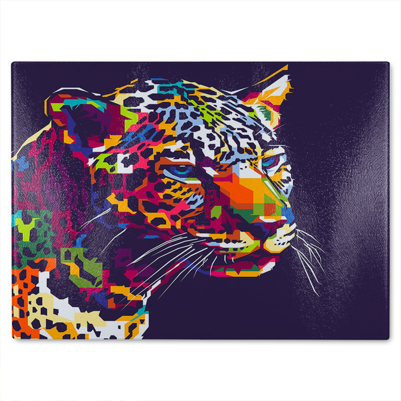 Glass Cutting Board, 40cm L x 28cm W