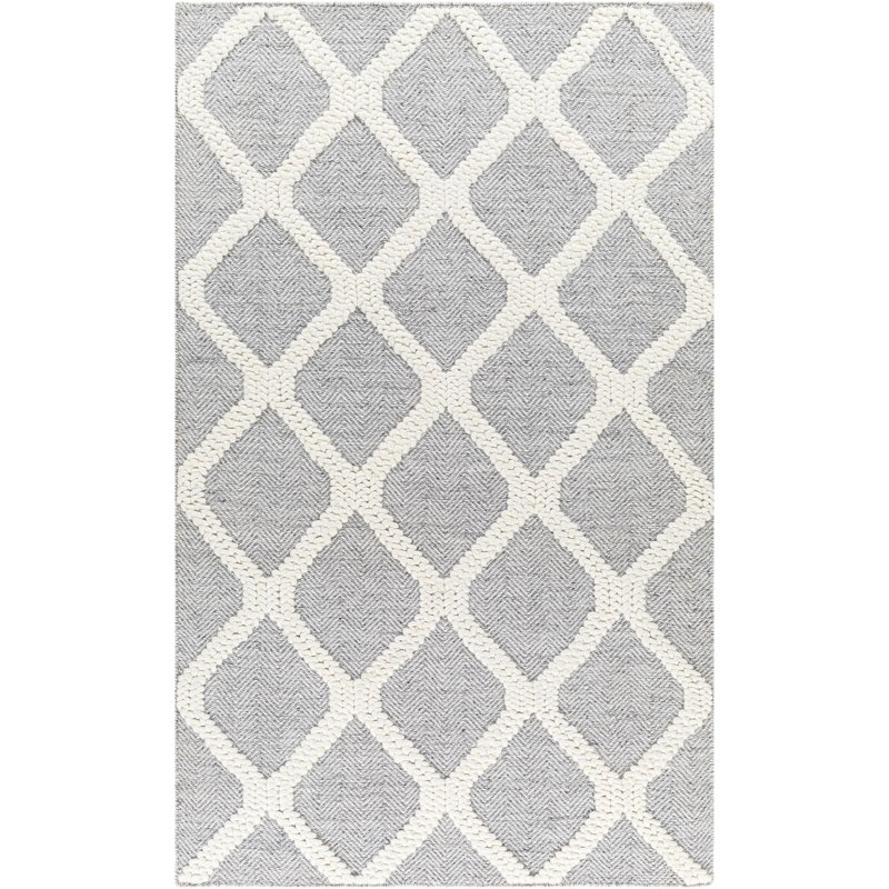 Geometric Indoor Rug, Rectangle 5' x 7'6"