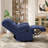 Heald 40.94"W Upholstered Swivel Rocker Recliner-1191926215