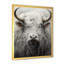 Minimalisme gris peinture Yak - Yaks Wall Art salon-97203278-97203280