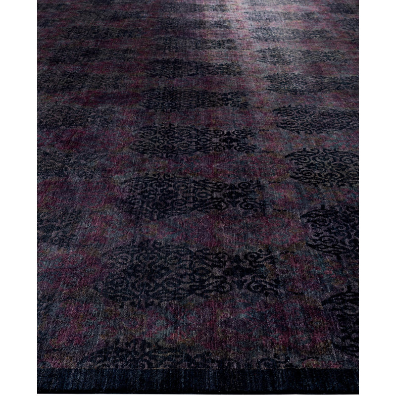Overdyed One-of-a-Kind 12' 1" X 15' 3" Hand Knotted Area Rug