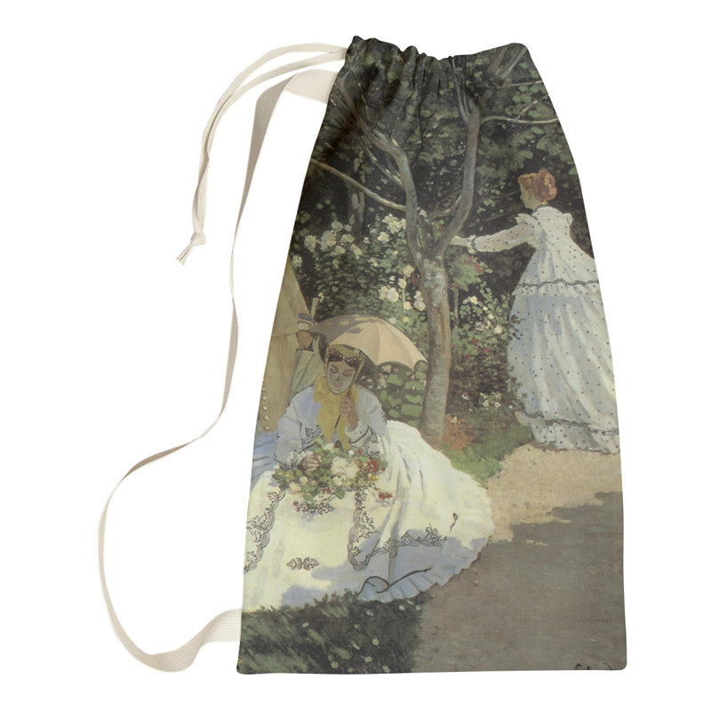 Sac à linge pour femmes dans le jardin Mane, Petit (H 64 po x l 20 po x P 1,5 po)
