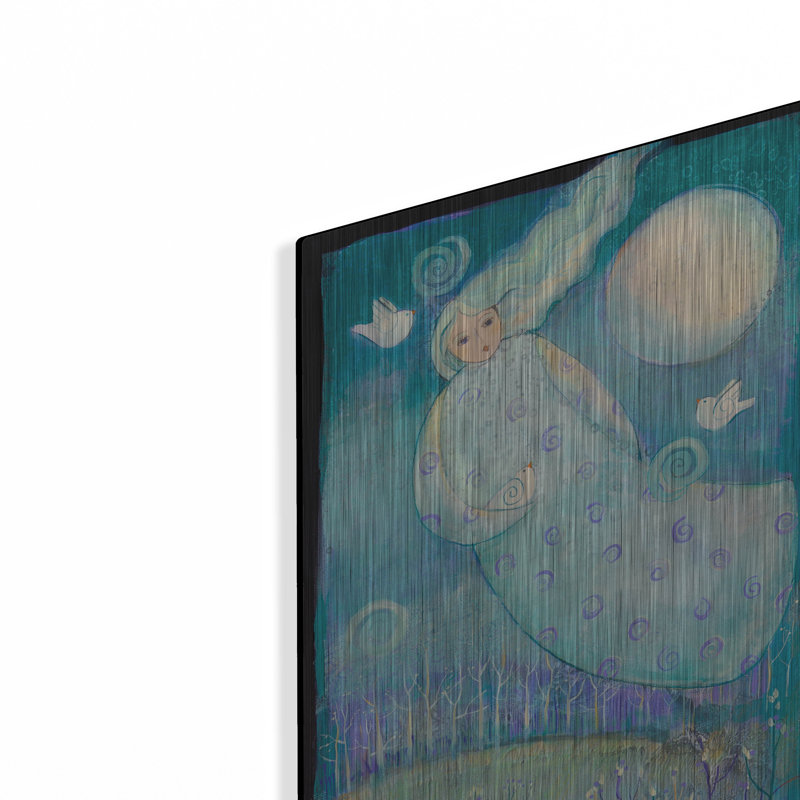  «Moondancer» par Sue Davis, art mural en métal, 12 po x 24 po, H 24 po x l 12 po