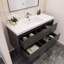 Ensemble de meuble-lavabo simple mural 48 po Azden-1899339812