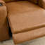 Ensemble de salon inclinable électrique en cuir véritable 2 pièces: fauteuil inclinable + canapé avec appui-tête réglable, chargement USB et sans fil-922170522