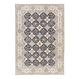 Fine Hand Knotted Persian silk & wool Nain 6'9'' X 9'11''