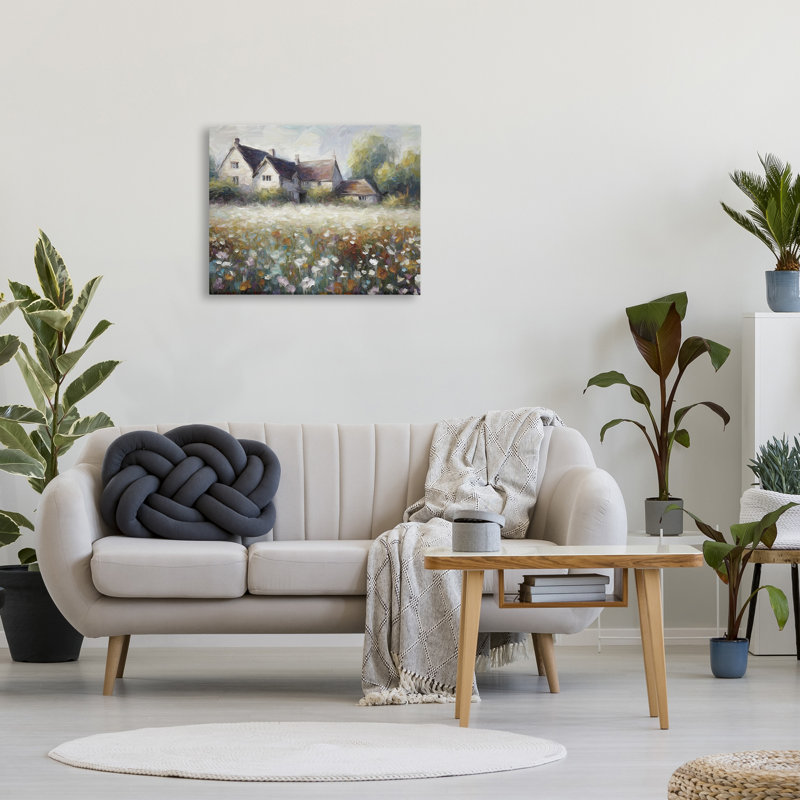 Art mural traditionnel sur toile prairie traditionnelle par Ramona Murdock, H 24 po x l 30 po
