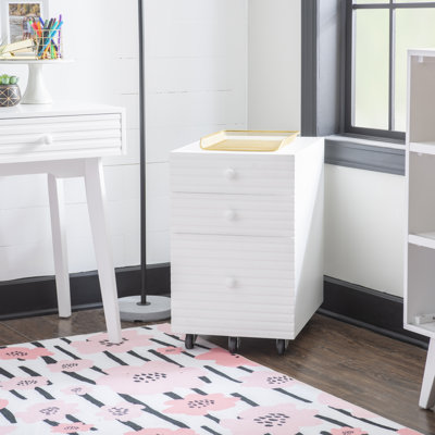 Derrione 15.5 " Wide 3 Vertical Filing Cabinet