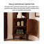 Armoire de coin en bois massif Traditional