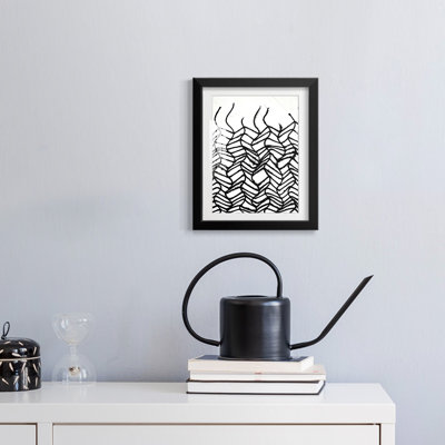 Printed Linear Effervescence II -Framed Print