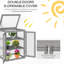 Wooden Mini Greenhouse Cold Frame - Small Greenhouse for Plants, Flowers, Dark Grey