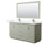 66'' Double Bathroom Vanity with Cultured Marble Top