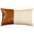 Bohemian Faux Leather Reversible Throw Pillow-60056316