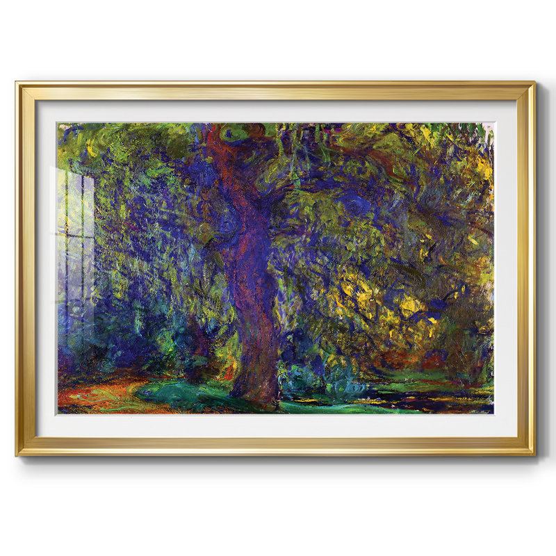 Saule Weeping 1, 1 918, Or, H 19 po x l 27 po x P 1,5 po