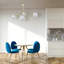 Axelrad Glass Semi Flush Mount