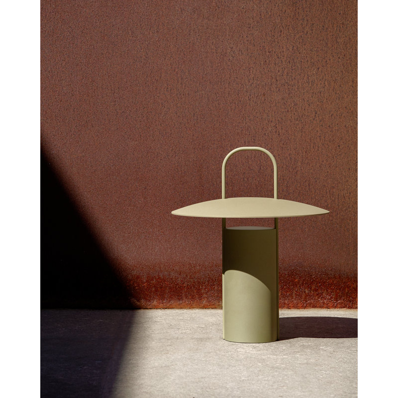 Ray LED Table Lamp, Dusty Green